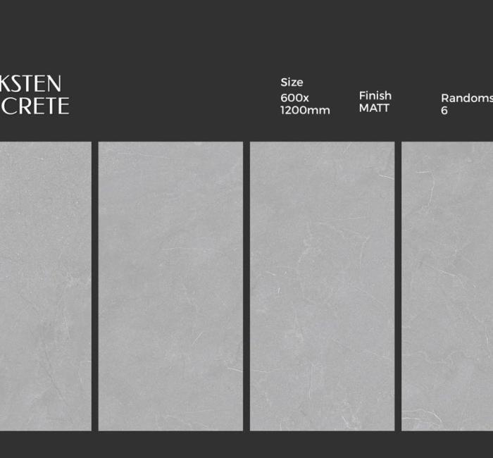 Gạch men Kalksten Concrete 600x1200